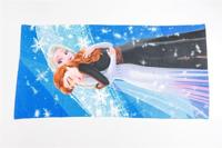 Frozen handdoek polyester blauw 70x140cm - thumbnail
