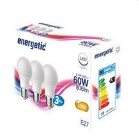 Energetic led bulb lampen e27 60w 3 stuks - thumbnail