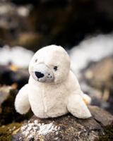 Knuffel zeehond 20 cm voor kinderen ARO STEIFF wit - thumbnail