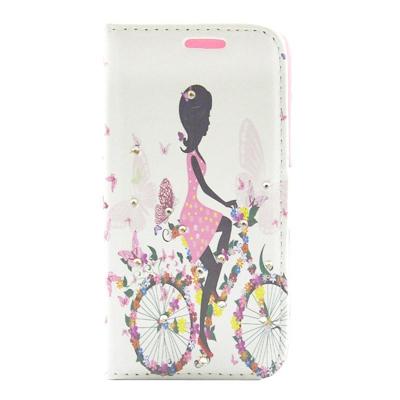 Samsung Galaxy A3 / A300 horizontaal met nep diamanten ingelegd Fashion girl patroon PU leren Flip Hoesje met houder en opbergruimte voor pinpassen (B Samsung Galaxy A3 / A300 horizontaal met nep diamanten ingelegd Fashion girl patroon PU leren Flip Hoesje met houder en opbergruimte voor pinpassen (B