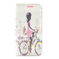 Samsung Galaxy A3 / A300 horizontaal met nep diamanten ingelegd Fashion girl patroon PU leren Flip Hoesje met houder en opbergruimte voor pinpassen (B - thumbnail