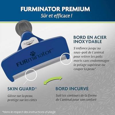 FURminator Undercoat DeShedding Tool hond kort haar L FURminator Undercoat DeShedding Tool hond kort haar L