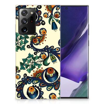 Siliconen Hoesje Samsung Galaxy Note20 Ultra Barok Flower Siliconen Hoesje Samsung Galaxy Note20 Ultra Barok Flower