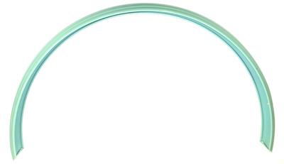 BLS achterspatbord 28 x 1 1/2 inch 60 mm staal turquoise