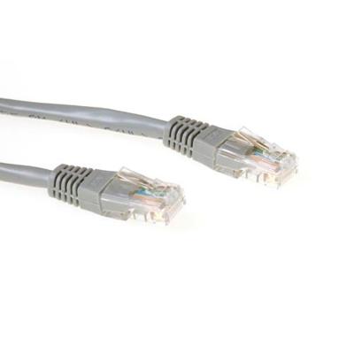 ACT IB8010 U/UTP CAT6 Patchkabel Grijs - 10 meter