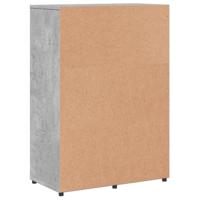 Dressoirs 2 st 60x31x84 cm bewerkt hout betongrijs - thumbnail