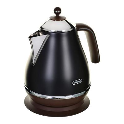 Waterkoker DeLonghi KBOV 2001.BK 2000 W 1,7 L Zwart Roestvrij staal - thumbnail