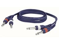 DAP FL22 - 2x Mono jack kabel 6 meter - thumbnail