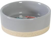 Zolux olaria voerbak keramiek grijs - thumbnail