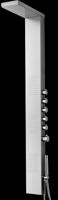 Douchepaneel Monaco 160x20x7cm RVS Thermostaatkraan Regendouche Massagejets - thumbnail