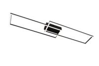 Lucide ARIANNE - Plafonnière - LED - CCT - 1x23W 2700K/4000K - Zwart - thumbnail