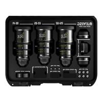 DZOFILM Pictor Zoom 3-lens kit 14-30/20-55/50-125mm zwart in koffer - thumbnail