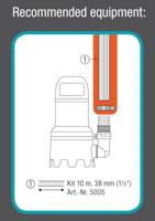 GARDENA 25000 09046-61 Dompelpomp voor vervuild water 25.000 l/h 11 m - thumbnail