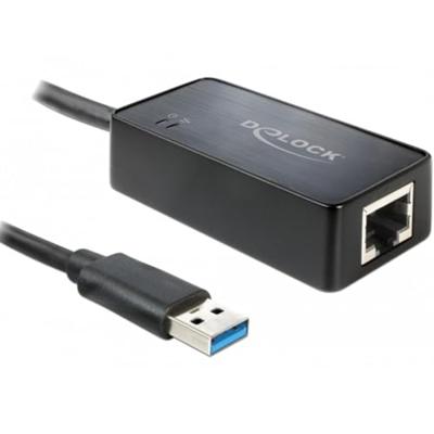 Delock USB 2.0 Adapter [1x USB-A-stekker - 1x Gigabit-LAN (1/2.5/5 Gbit/s)] 62121
