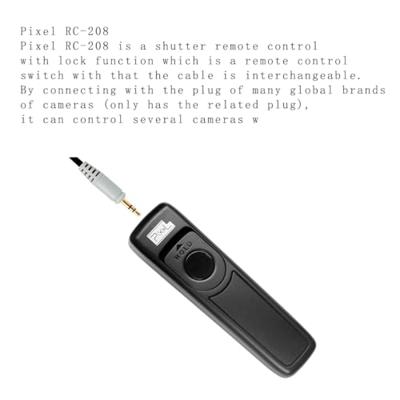 Pixel ontspankabel rc-208/n3/e3 voor canon