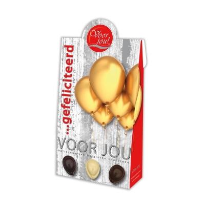 Voor Jou! Cadeau doos young ballonnen gefeliciteerd 100 Gram Voor Jou! Cadeau doos young ballonnen gefeliciteerd 100 Gram