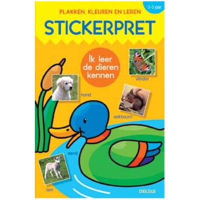 Deltas Stickerpret - ik leer de dieren kennen