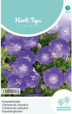 Zaden Campanula Karpatenklokje blauw Hortitops - Hortitops