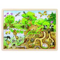 Goki puzzel natuur, 96st. - thumbnail