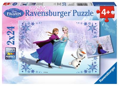 Ravensburger puzzel frozen zussen 2x24pc