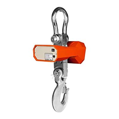 Kraanweegschalen van meer dan 3000 kg, Kranwaage 5 t / 2 kg - LED - orange, Kranwaage - SBS-KW-5/2K