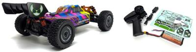 Absima 1:12 EP Buggy Neon Furry 4WD BL RTR Paars Brushless 1:12 RC auto Elektro Buggy 4WD RTR 2,4 GHz Incl. accu en lader Absima 1:12 EP Buggy Neon Furry 4WD BL RTR Paars Brushless 1:12 RC auto Elektro Buggy 4WD RTR 2,4 GHz Incl. accu en lader