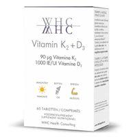 WHC Vitamine K2 90µg + D3 1000 IU 60 Tabletten