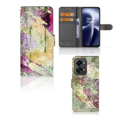 Hoesje OnePlus Nord 2T Letter Painting Hoesje OnePlus Nord 2T Letter Painting