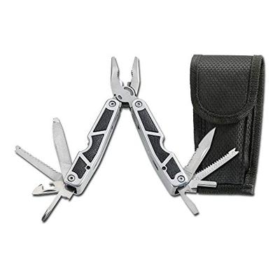 Herbertz multitool 17,9 cm staal zilver/zwart 3-delig