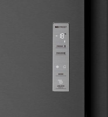 Etna AKV678ZWA Amerikaanse koelkast Zwart Etna AKV678ZWA Amerikaanse koelkast Zwart