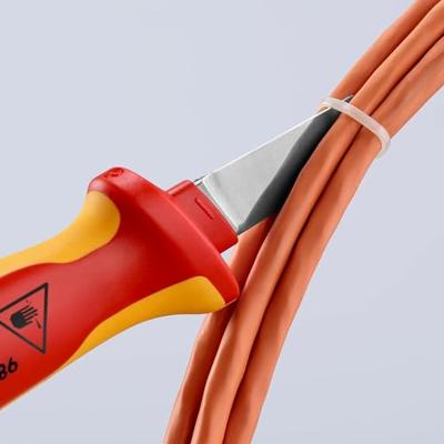 Knipex Kabelmes recht 180 mm VDE - 9852SB