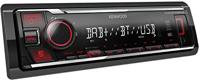 Kenwood KMMBT408DAB Autoradio enkel DIN Bluetooth handsfree, Aansluiting voor stuurbediening, DAB+ tuner - thumbnail