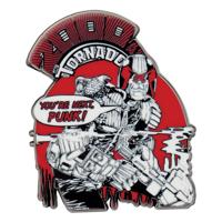 2000 AD Pin Badge Judge Dredd You're Next Punk Limited Edition - thumbnail