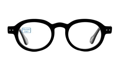 Computerbril Frank and Lucie Screen Eyeball-Black Dust