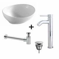 Waskompack Barco Keramiek 40x33x14.5 cm Chroom - thumbnail