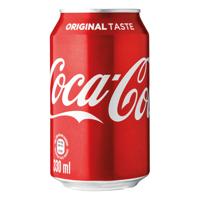 Coca Cola 330 ml. / tray 24 blikken (+ Nederlands statiegeld) - thumbnail