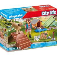 PLAYMOBIL 70676 Leraar en honden cadeauset - thumbnail