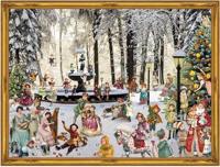 Adventskalender Besneeuwde Fontein - thumbnail