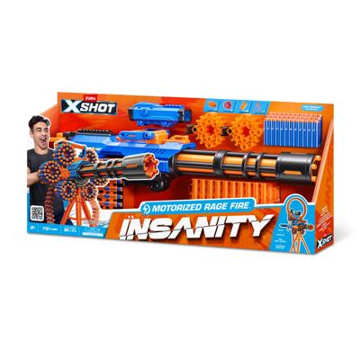 Gemotoriseerde blaster - ZURU - X-SHOT Rage Fire - 40 darts - Statief inbegrepen - Bereik 27 m