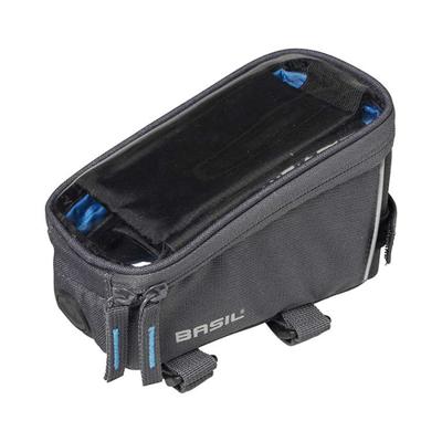 Basil sport design frame bag - grijze smartphone frametas