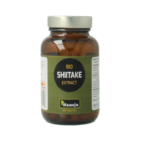 Hanoju Shiitake extract bio 60 Vegetarische capsules - thumbnail