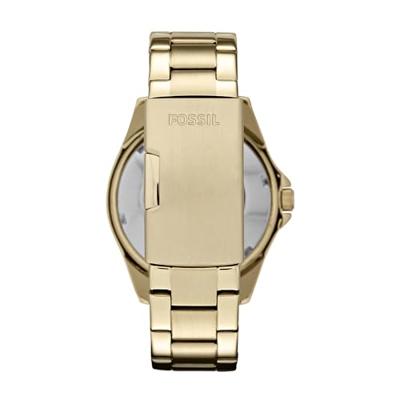 Fossil Riley Quartz Polshorloge Vrouw Goud