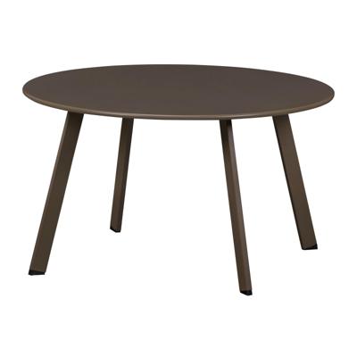 WOOOD Outdoor Bijzettafel 'Fer' 70cm, kleur Donkerbruin