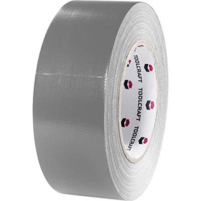 TOOLCRAFT 54B48L40AC 54B48L40AC Textieltape Gaffer Grijs (l x b) 40 m x 48 mm 1 stuk(s)