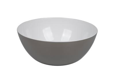 Bo-Camp - Slakom - 100% Melamine - Ø 25x10 cm - Two-Tone taupe Bo-Camp - Slakom - 100% Melamine - Ø 25x10 cm - Two-Tone taupe