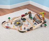 Houten Bouwtreinset met emmertop - Kidkraft (17805) - thumbnail