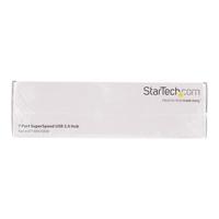 StarTech.com 7-poorts USB 3.0 SuperSpeed Hub - USB 3 Hub Voeding/Stroomaansluiting en Kabel - Zwart - thumbnail