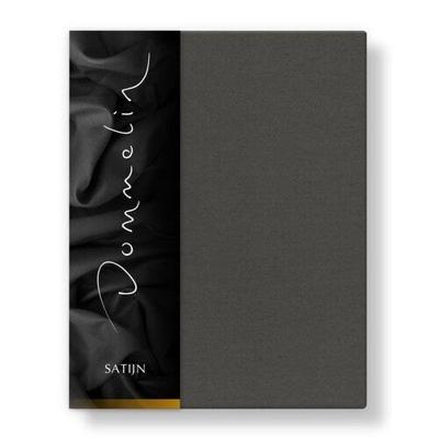 Dommelin Dommelin Laken Uni Satijn 300TC 554 Leisteengrijs 270x300 cm