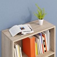 Boekenkast Vela Eikenhout met 3 opbergvakken - thumbnail