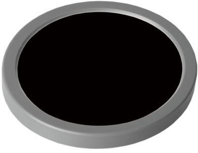 Grimas Cake schmink, zwart, 35 gr/ 1 doos